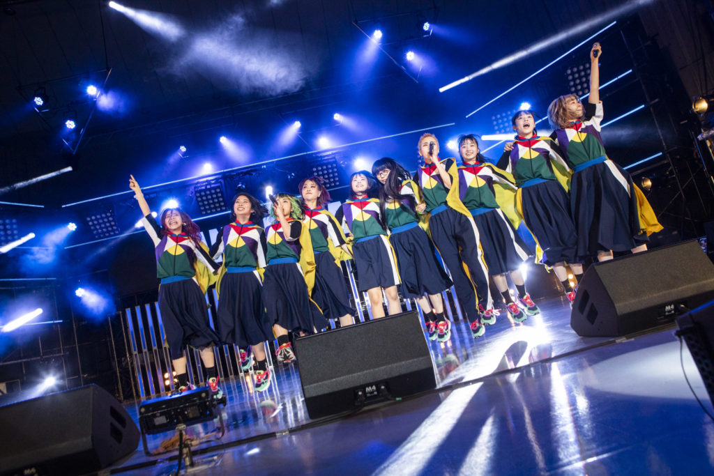 GANG PARADE ギャンパレ ナルハワールド 野音Tシャツ XL 天晴れ！！真冬の大ギャンパレ音楽祭in日比谷野音」のグッズ事後