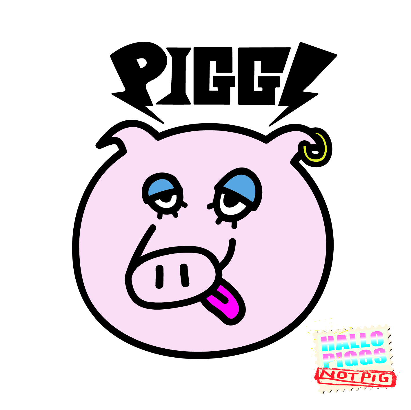 PIGGS、デビューアルバム『HALLO PIGGS』JK写＆収録曲発表