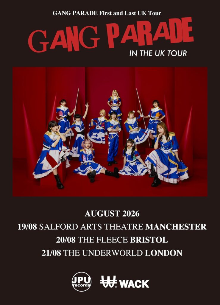 GANG PARADE、最初で最後の海外ツアー＜GANG PARADE in the UK Tour＞開催決定